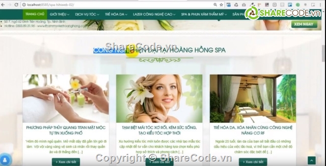 mẫu website thẩm mỹ viện,mẫu website spa,web làm đẹp,website spa,web thẩm mỹ viện,code website thẩm mỹ viện